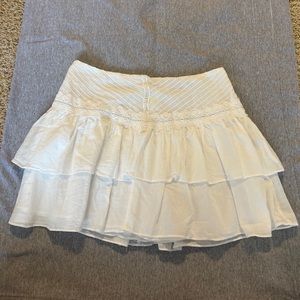 White skirt
